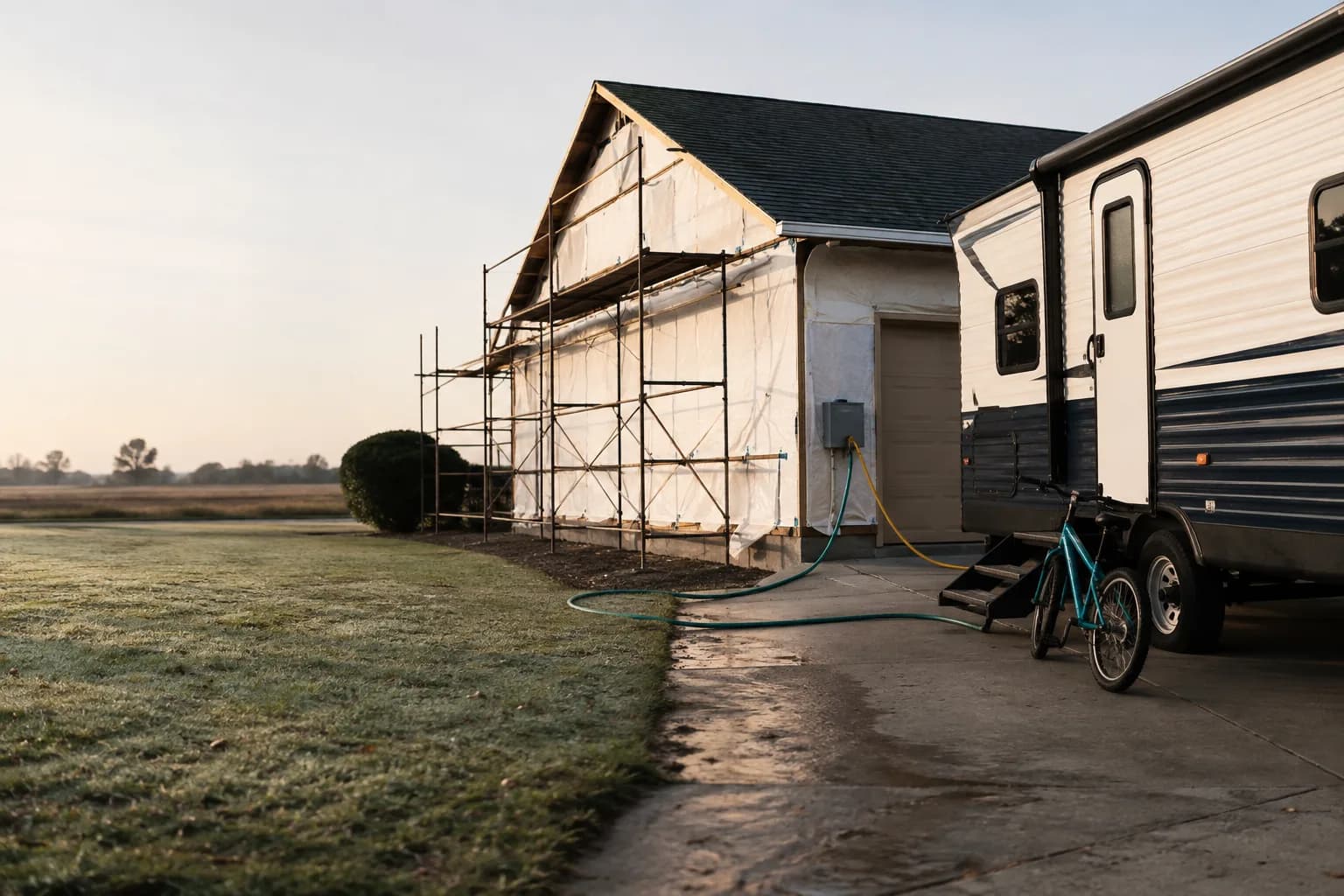 Welcoming temporary home exterior representing TempHome Finder national housing directory